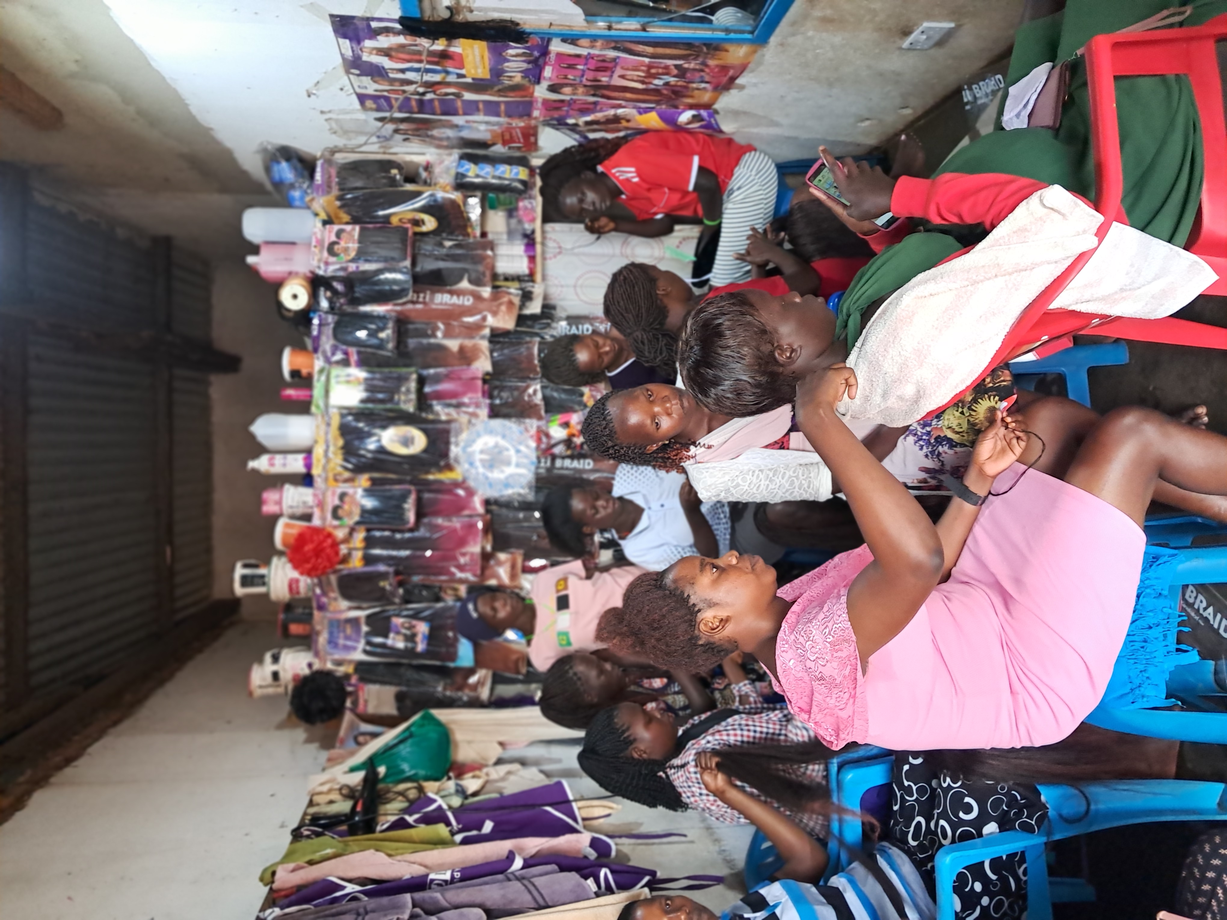 Mobilization of underpriviledged women and female school dropouts for a skilling initiative in hair dressing and design in Odokomit trading centre, Lira - April 2025.