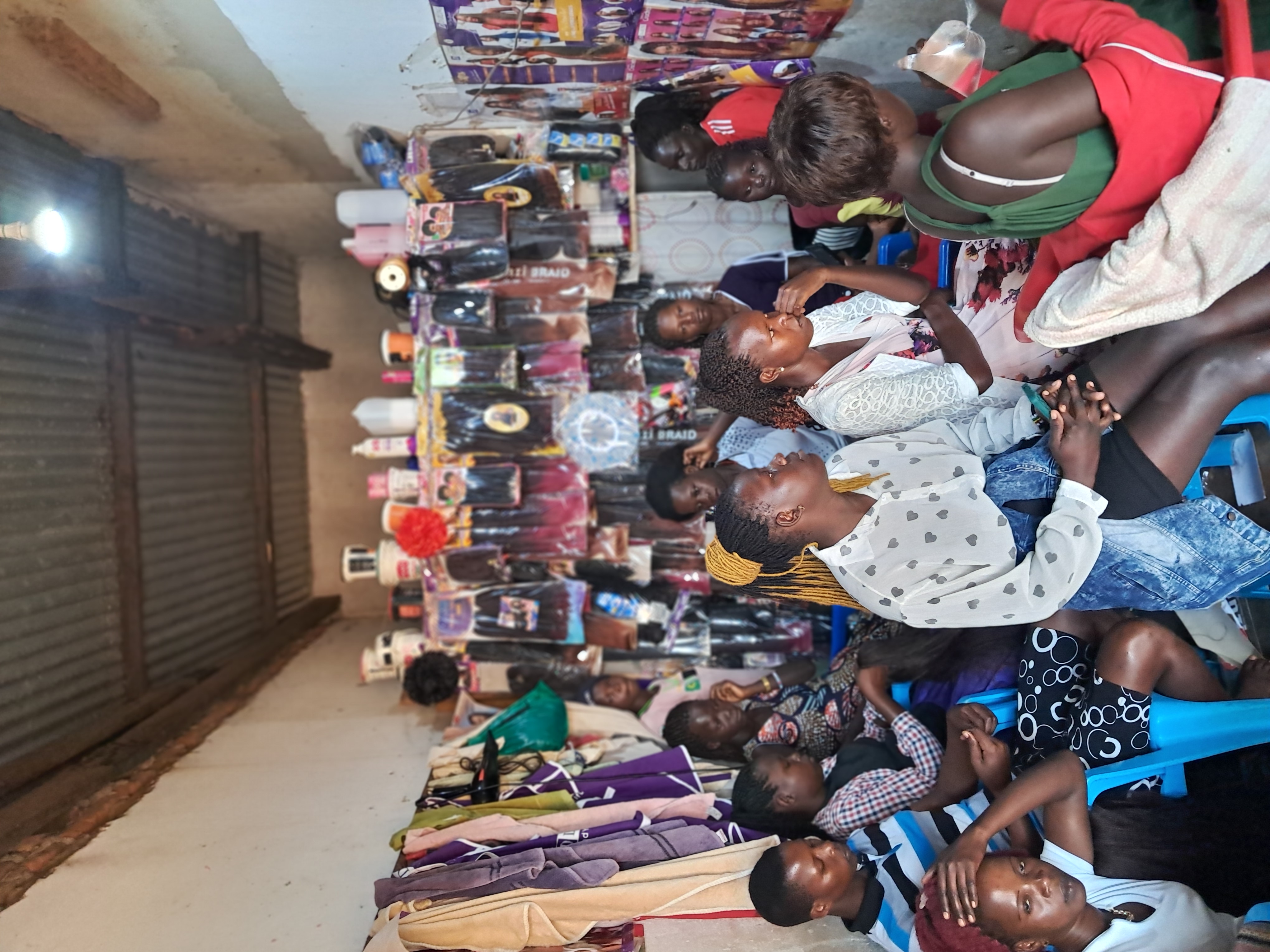 Mobilization of underpriviledged women and female school dropouts for a skilling initiative in hair dressing and design in Odokomit trading centre, Lira - April 2025.